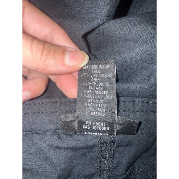 Lane Bryant Womens Black Shorts Size 24 With Button Closure & Pockets Cotton/Spa - Picture 7 of 7